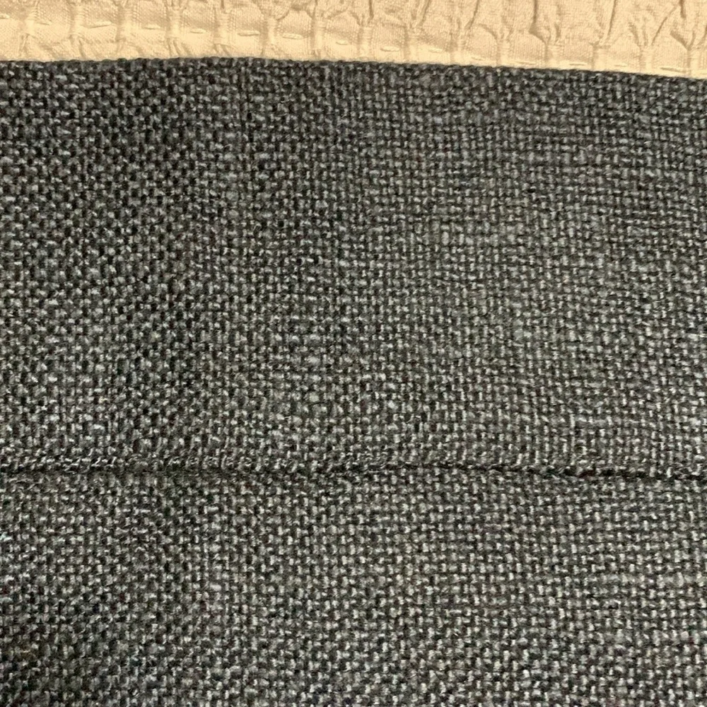 Anthropologie Luxe Linen Blend Woven Black 50x84 One Curtain Minimalist Boho